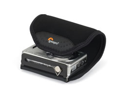 Lowepro protezione per fotocamera colore rosso e grigio 